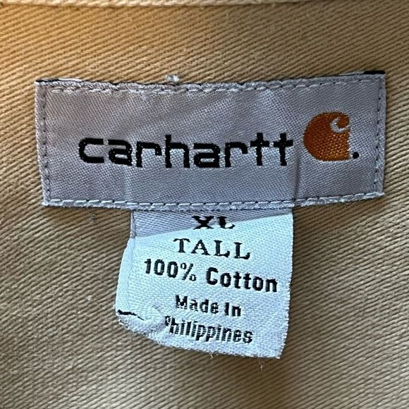 Carhartt Tan XL Mens Shirt - Picture 4 of 4